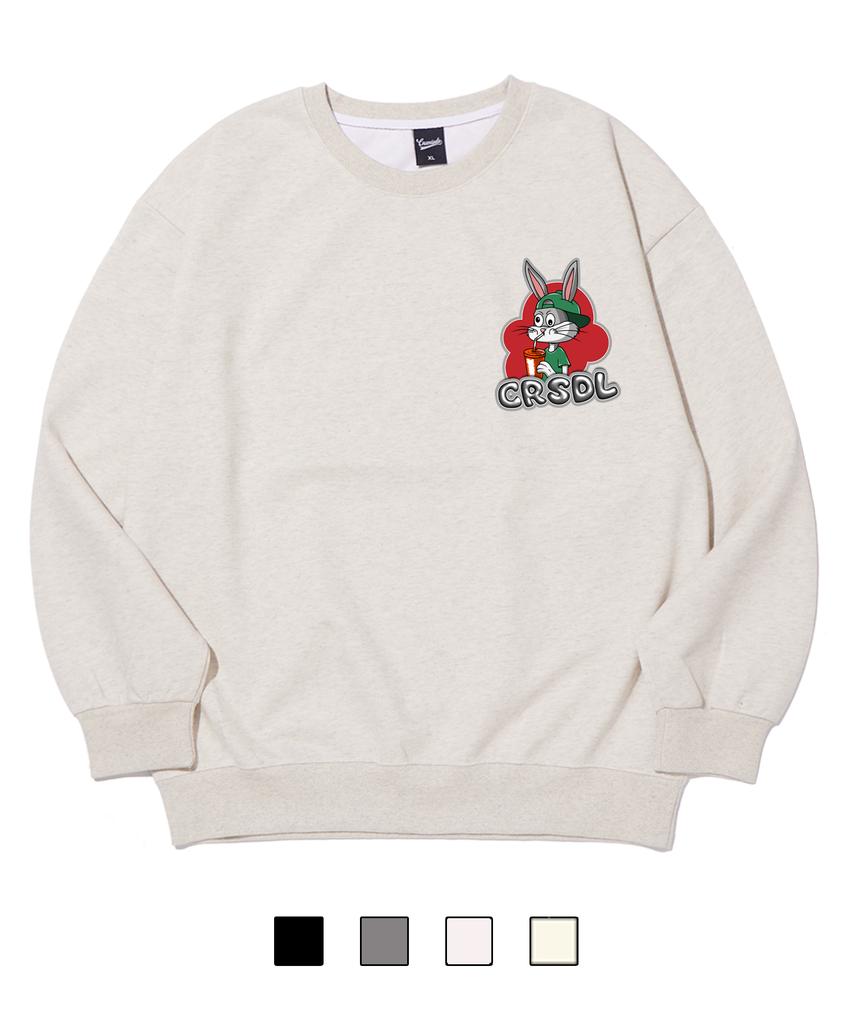 CREAM SODA LAB Shocking Rabbit Sweatshirt (Type A)