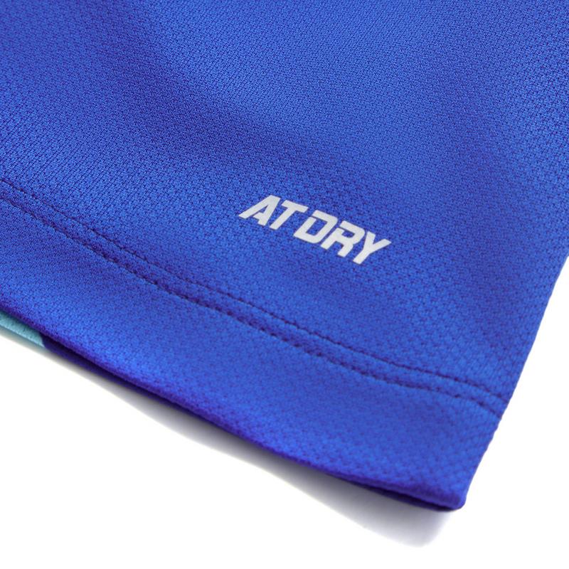 Li Ning Table Tennis Series Soft Comfortable Breathable Sports Pullover Short Sleeve T-Shirt Unisex Tops Bright-Blue AATT077-1