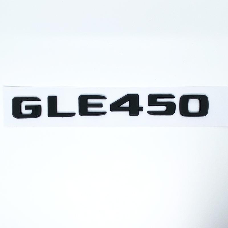 Letters Emblem Badge for Mercedes Benz GLE250d GLE300d GLE350d GLE400 GLE450 4Matic Car Styling Trunk Nameplate Sticker DP5