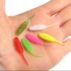 10 st Fiskebete Litet Maskbete 35mm 0.25g Mini Nålstjärt Mjukbete Simulation Grodyngelbete Silikon Konstbete