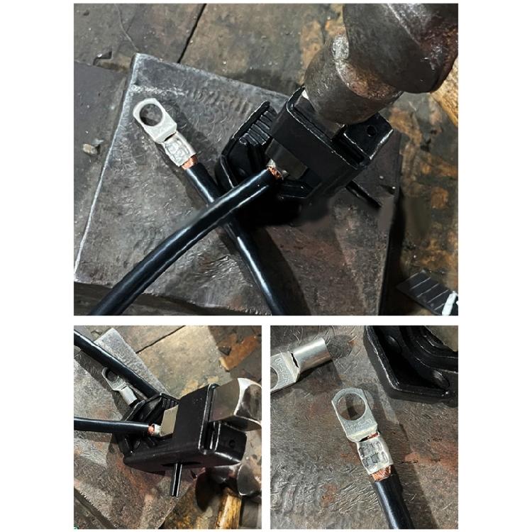Hammer Lug Crimper Tool Electrician Wire Battery Terminals Crimping Plier