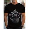 Animals Fashion Men's T-Shirt Pattern Summer Outdoor Men's Short Sleeve