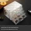 Transparent Jewelry Storage Box Large Capacity Household Organizing Box Earrings Necklace Dust Drawer