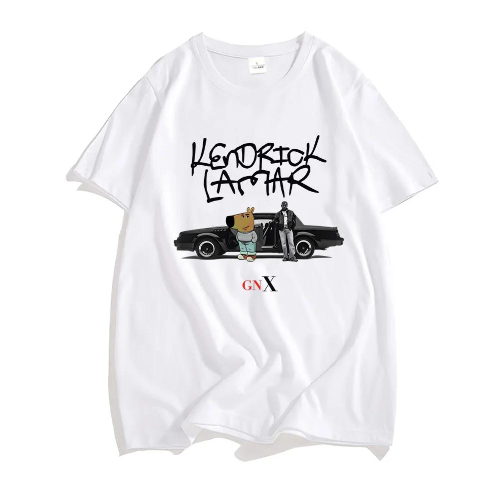Kendrick Lamar X SZA GrandNational Tour 2025 Tshirts GNX Album Graphic Print T-shirt Cotton Summer Soft Tee-shirt Unisex Men Top
