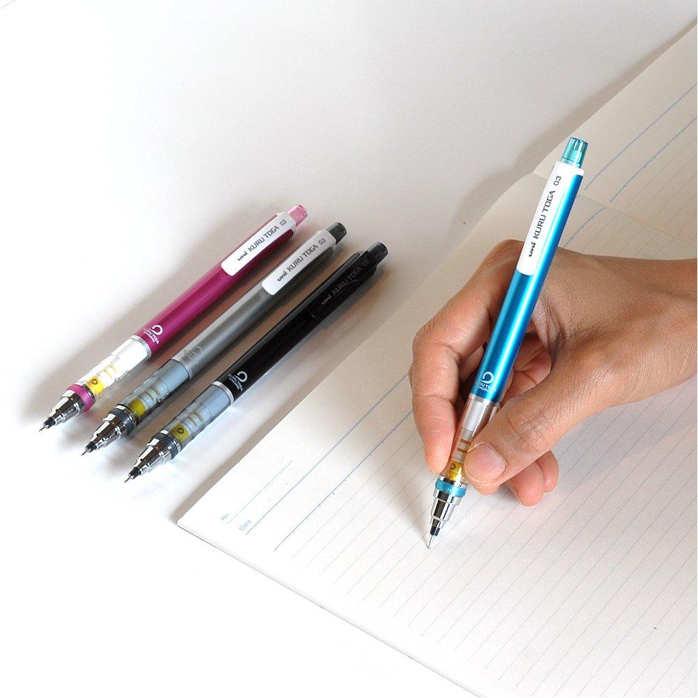 Mitsubishi Pencil Kuru Toga Mechanical Pencil with Automatic Lead Rotation 0.3mm Mechanism, Pink, M34501P.13