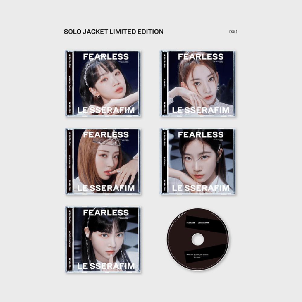 LE SSERAFIM JAPAN 1st Single FEARLESS Album