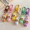 Porte-clés Pendentif Labubu Kawaii Dessin Animé Mignon Drôle Porte-clés de Voiture Exquis Créatif Accessoires Décoration Sac à Dos Cadeaux