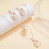 Natural Freshwater Pearl Jewelry Set: Unique Baroque Style, Fashionable European & American Design
