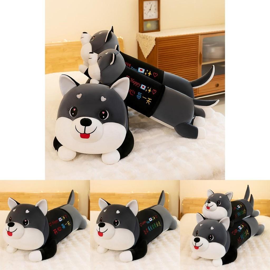 Adorable Husky Plush Toy Cuddly Soft Dog Pillow Perfect Gift For Girls And Kids