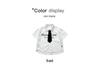 Boys' 2026 Korean Style Summer Lapel Shirt Set - Trendy Solid Color