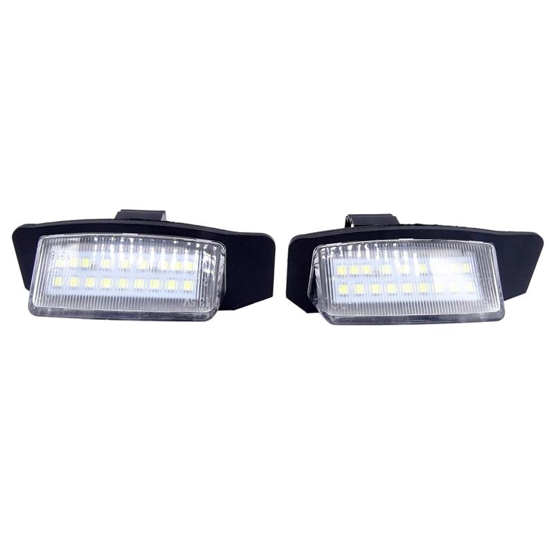 2 Τεμάχια Φώτα Πινακίδας Αριθμού LED Λάμπες για Mitsubishi OUTLANDER XL(CW) 2006-2012 Lancer Sportback 2008~2012 Αξεσουάρ Αυτοκινήτου