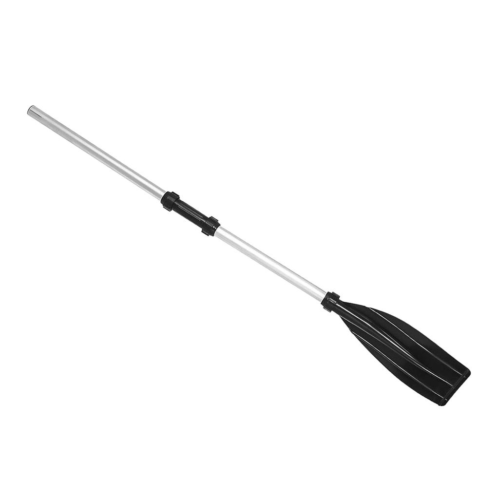 2Pcs Aluminium Alloy Detachable Lightweight Ribbed Blade Kayak Paddles Boat Oars
