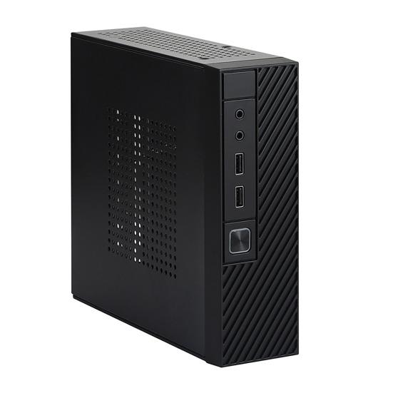 M06 Mini ITX Computer Case USB 2.0 3.0 HD-compatible AUDIO Ports Quick Heat Dissipation Rolled Steel Portable HTPC Desktop Chassis PC Accessories
