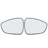 1 PC pour Peugeot 408 2010 2011 2012 Côté Gauche&Droite Blanc Verre de Rétroviseur Latéral Chauffant Angle Large Rétroviseur