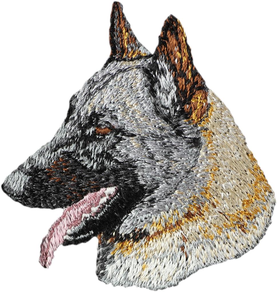 Belgian Shepherd Dog - Patch In the Shape of a Dog, Embroidered Patch, Unique Ornament for a Backpack by Art-Dog