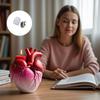 Širdelės formos silikoninės formelės, tinkamos dervos gaminiams, reljefiniams vazonams, papuošalų gamybai, daugkartinio naudojimo šventinėms dekoracijoms