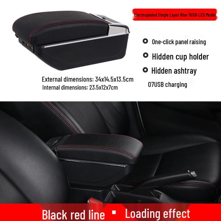 Bracciolo Centrale Box Accessorio Interno Peugeot 206