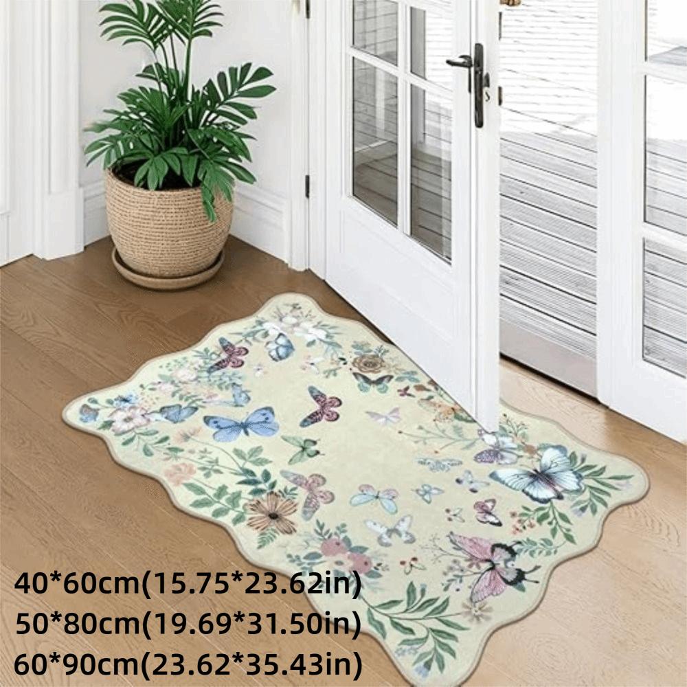 Washable Indoor Door Mat Non-Slip Entrance Mat New Small Kitchen Rug  for Bathroom Bedroom