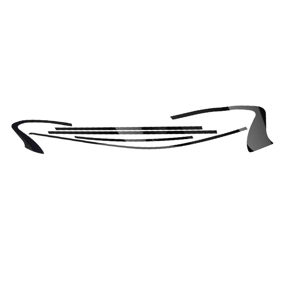 Chrome Delete Blackout Overlay Fönsterlister Blanksvart För Infiniti Q50 Q50S 2014-23