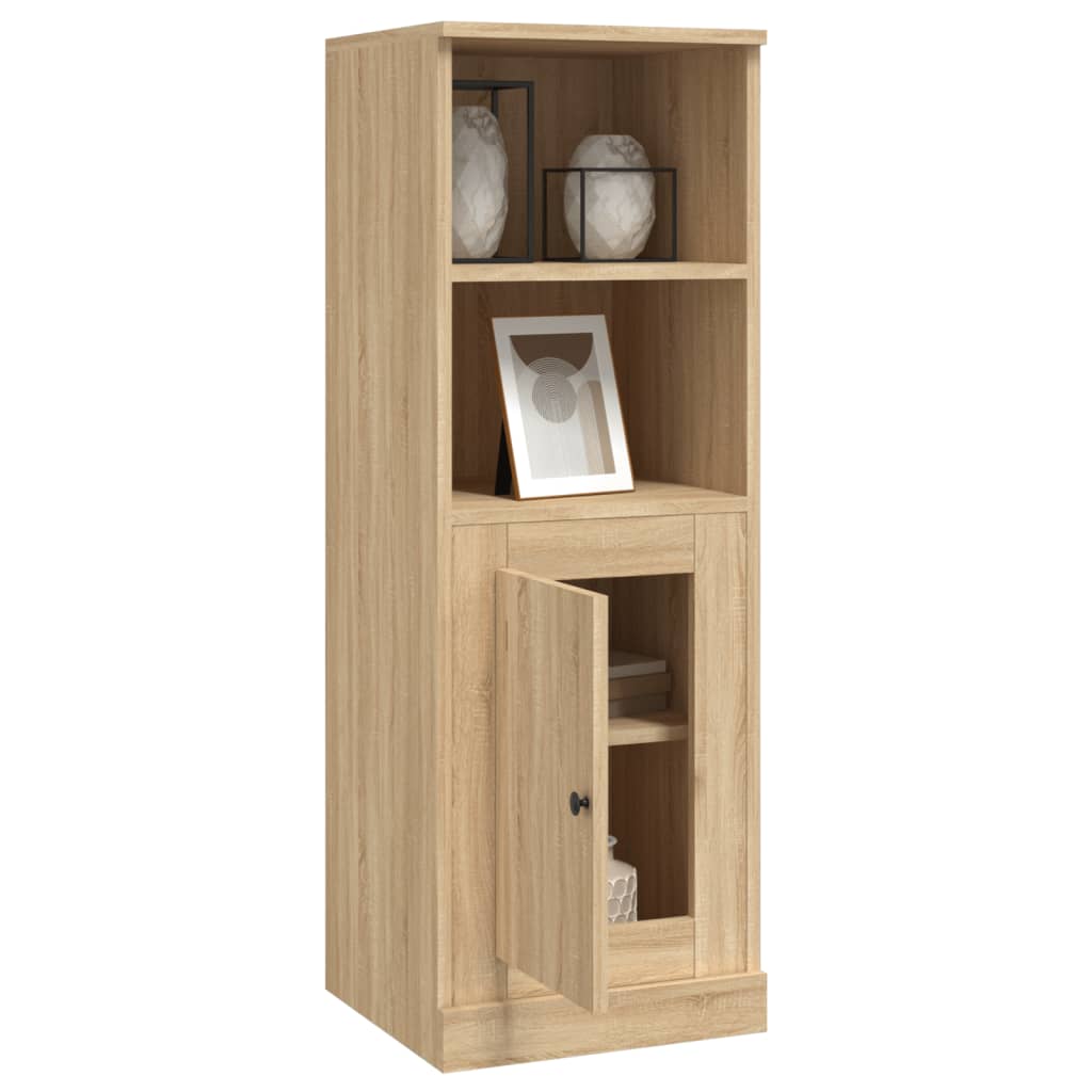 Vidaxl Cabinet, Sonoma Oak, 36X35.5X103.5 Cm, Wood-Based Material