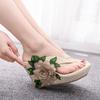 Damen Hausschuhe Lässig Strand Flip Flops Damen Sandalen Sommer Sexy Hohe Absätze