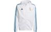 Argentina Team Three-Stripe Colorblock Long Sleeve Hooded Jacket IU2138