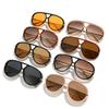 Lightweight Comfortable Durable High Quality Stylish High End Retro Aviator Oval Shaped For Both Male Sun Glasses