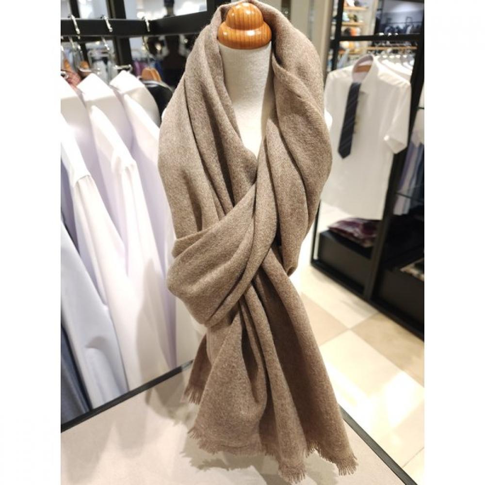 Notig Cashmere Muffler Woven Solid Ivory Omw1acf2101i1