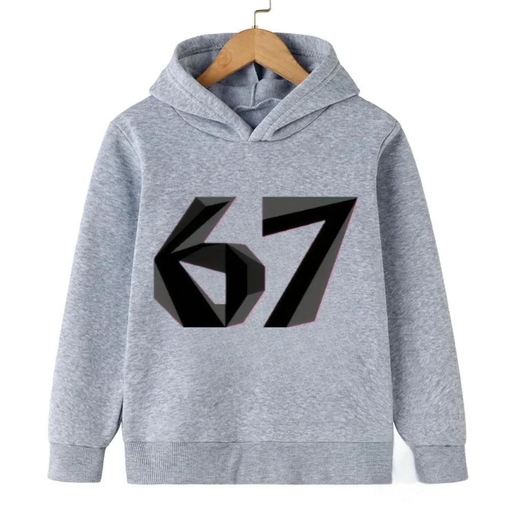 Spring Autumn 67 Men's Hoodie Casual Women Pullover Fashion Funny Comfortable Sweatshirt Outdoor Casual Clothing