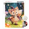 Pearl Painting Cute Fox Pearl Art Painting Wall Suitable for Home Office Decoration Handmade Gifts