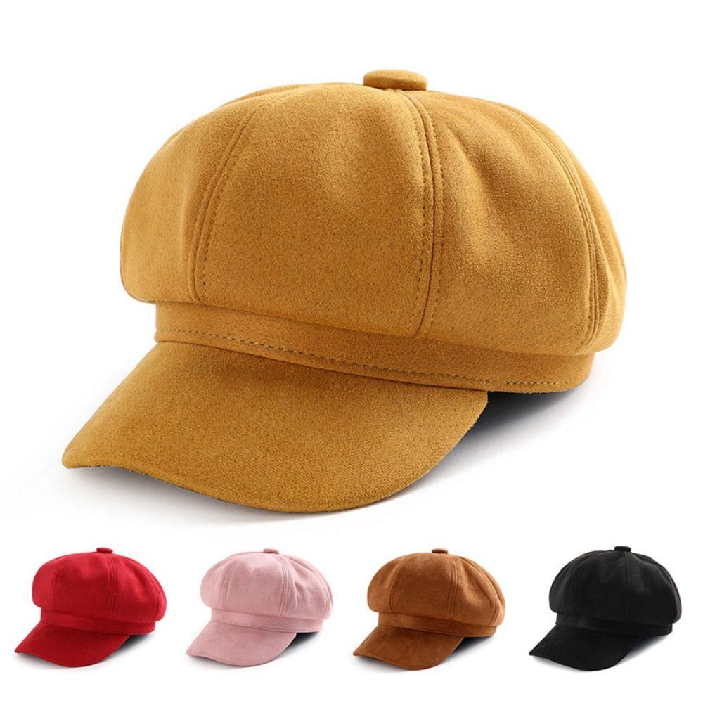 Casual Women Hats & Caps Adjustable Truck Hat Berets Newsboy Hat Beret Hat Baker Cap