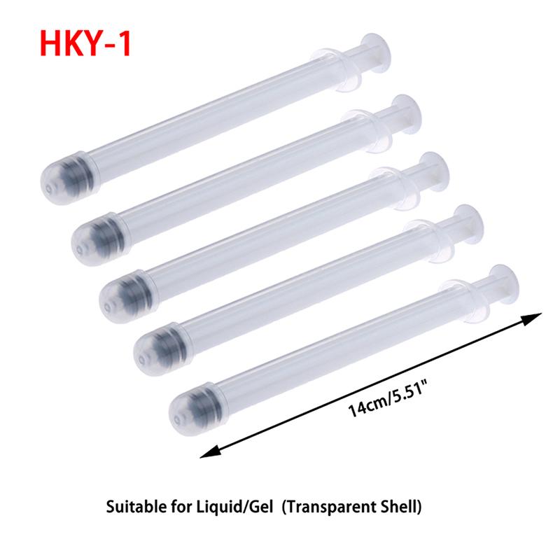 5 Pcs/Set Vaginal Applicator Lubricant Injector Syringe Lube Anal Nasal Launcher