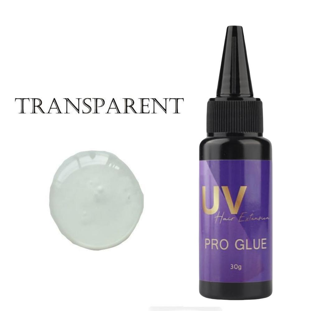 Pro UV Hair Extension Kit: Fast-Curing Glue/Remover/Lamp | Salon & DIY Heat-Resistant System with Professional Bonds