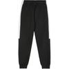PUMA Pants Contrast Panel Comfortable Casual Jogger Knit Sports Pants Men bottoms Black 693548-01