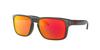Oakley Holbrook OO9244-2856 Sunglasses (Polished Black / Prizm Ruby 56mm) - Japan Import [Authentic JDM Edition] [Asian Fit]