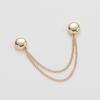 2Pcs Multi-Function Magnetic Clothing Clip with Chain Multi-Purpose Pinless Metal Buttons Clip