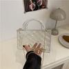 Acryl transparente Jelly Bag 2025 Mori Soft Girl Mode Eisriss personalisierte tragbare Messenger Box Tasche