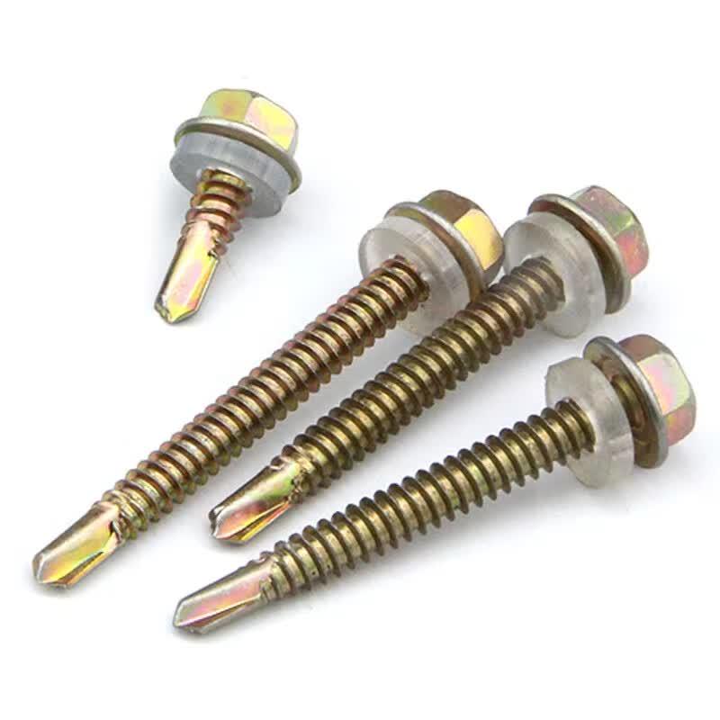 Tieluowei External Hex Drill Tail Self-Drilling Screws