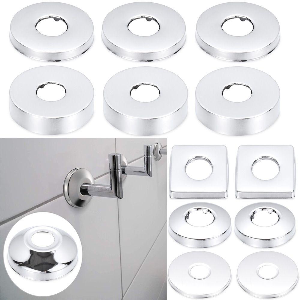 Chrome Stainless Steel Faucet Decor Faucet Accessories Faucet Decorative Cover Pipe Wall Covers