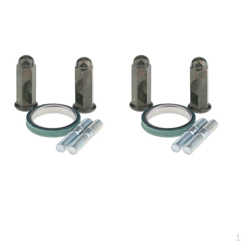 Kit de joints d'écrous de goujons d'échappement, 2 jeux, pour Scooters GY6 50cc/125cc/150cc QMB139