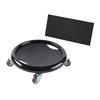 Abdominal Roller Wheel with Kneeling Mat 360 Degrees Rotating Men Women Core Training Abdominal Exerciser Board with 4 Wheels Home Gym Fitness