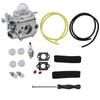 753-06190 Carburetor with Fuel Filter Air Filter Primer Bulb Kit for Troybilt TB22EC TB32EC TB80EC