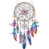 2D Flat DIY Special Shape Rhinestone Diamond Art Window Pendants Dream Catcher Diamond Art Pendant DIY Home Decor Hanging Charm