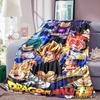 Dragon Ball Print Blanket Warm Comfortable Flannel Blanket Suitable for Bedrooms, Sofas, Beds, Chairs, Picnics, Travel