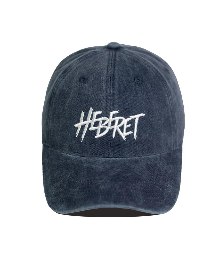 Hebeles Sketch Stone Washed Ball Cap - Navy