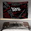 Punk Music Band Tapestry My Chemical Romances Home Decoration Bedroom Dormitory Wall Hanging Background Cloth Concert Decor