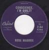 7-Zoll Schallplatte ROSE MADDOX - Gewissen, ich bin schuldig 4598 Capitol Records 1961 Kanada Folk Gebraucht