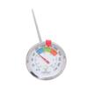 6.3cm Large Face Waterproof Temperature Meter with 400Mm Metal Rod Soil Temperature Instrument for Gardening & Farming