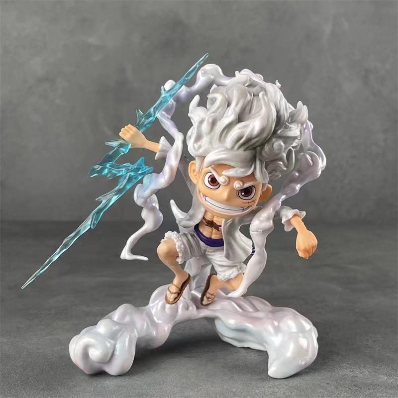 One Piece Q-Version Figur Niedlich Nika Luffy Zoro Sanji Yamato Modell Statue Anime Sammlerstück