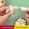 Garlic Peeling Stainless Steel Clip - Quick and Efficient Manual Garlic Peeler for Home Use